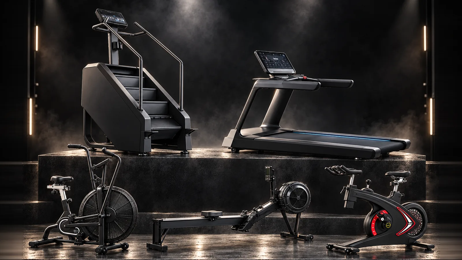 Equipamentos de cardio Real Force Fitness